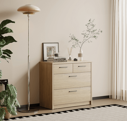 Platsa 4 Drawer Lowboy - Proferlo Furniture AustraliaG5012-4-M05SOA-2Proferlo Furniture AustraliaLowboy