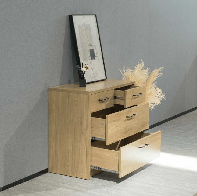 Platsa 4 Drawer Lowboy - Proferlo Furniture AustraliaG5012-4-M05SOA-2Proferlo Furniture AustraliaLowboy