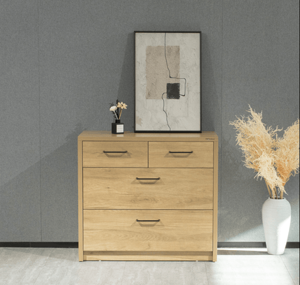 Platsa 4 Drawer Lowboy - Proferlo Furniture AustraliaG5012-4-M05SOA-2Proferlo Furniture AustraliaLowboy