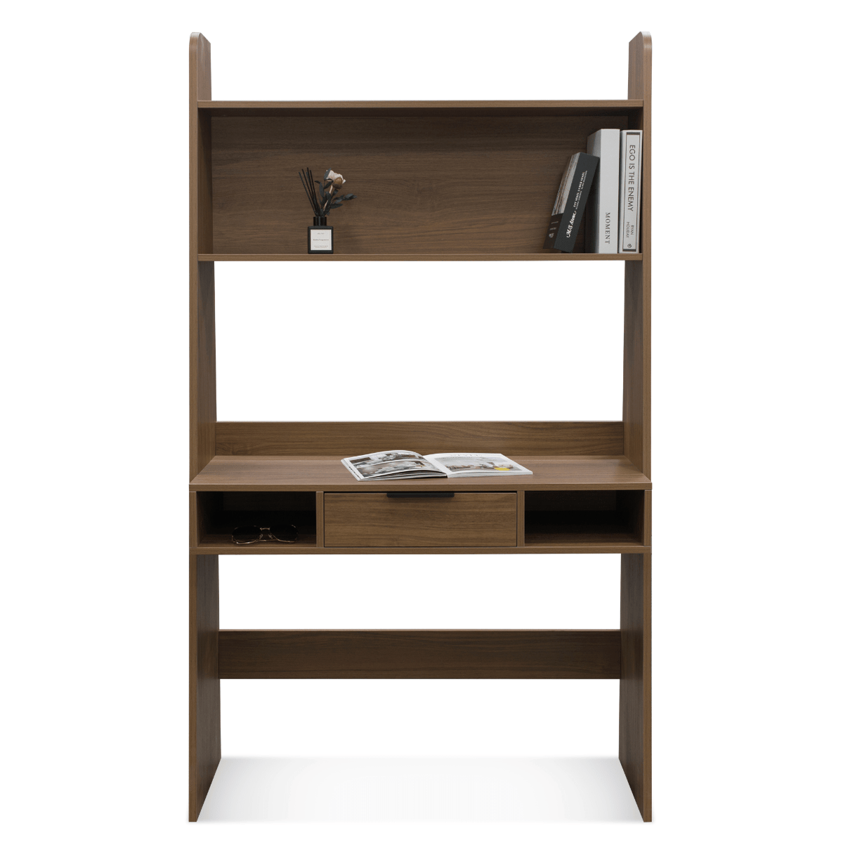Polia Office Desk with Shelf - Proferlo Furniture AustraliaT8042 - M89GWSProferlo Furniture AustraliaDesk