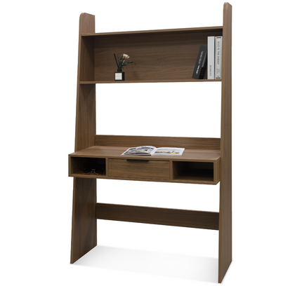Polia Office Desk with Shelf