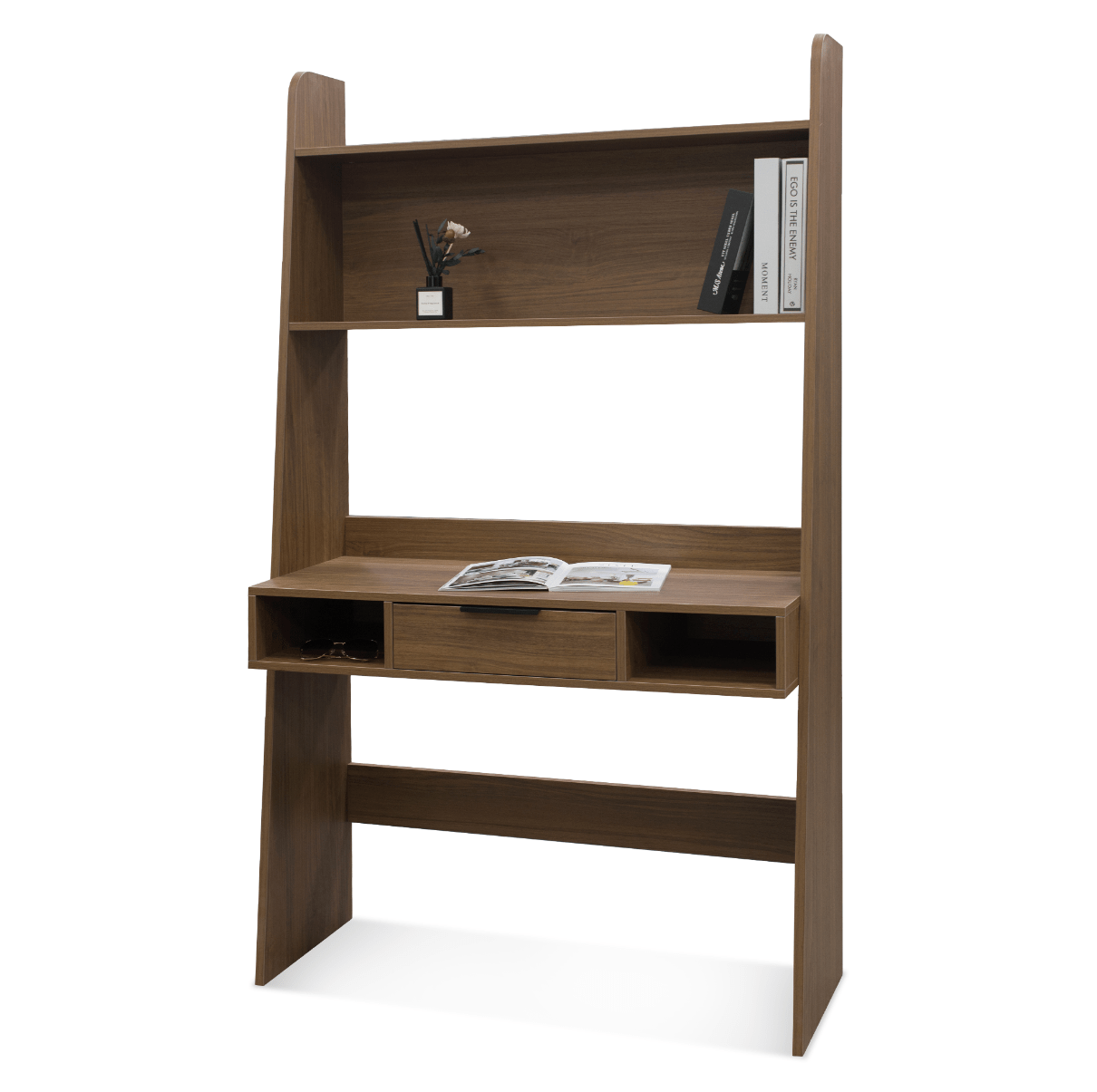 Polia Office Desk with Shelf - Proferlo Furniture AustraliaT8042 - M89GWSProferlo Furniture AustraliaDesk