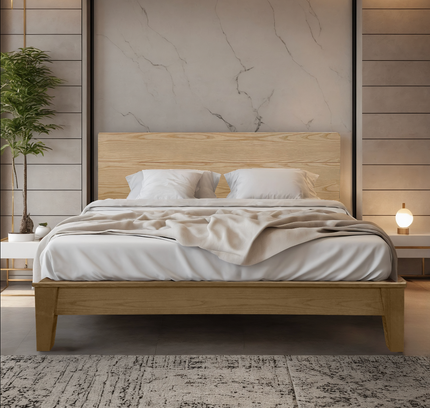 Arezzo Solid Wood Bed Frame - Wood