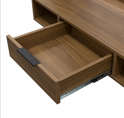Polia Office Desk with Shelf