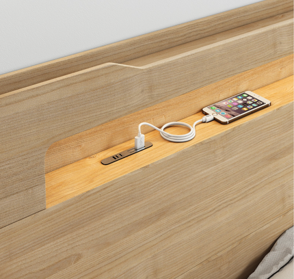 Doria Storage Bed + Mattress Set (Olympic Queen)