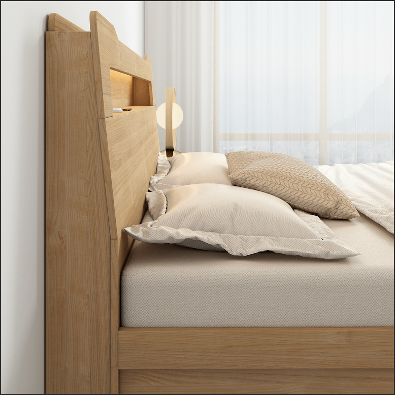 Doria Gas-Lift Storage Bed Frame