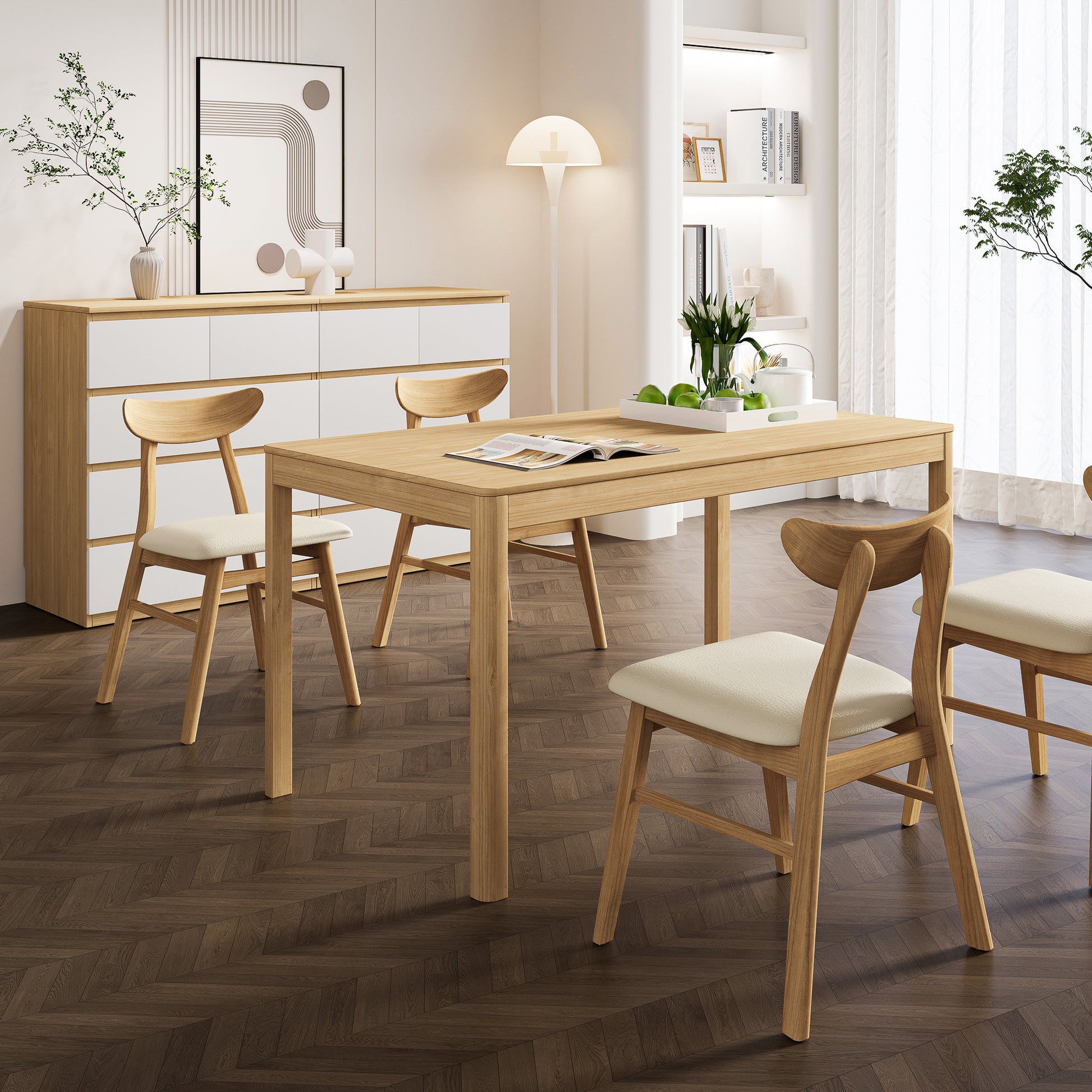 Modica Dining Table 1.4M – engineered wood, gallery view 3