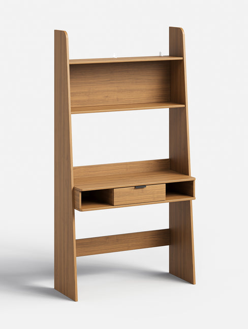 Polia Office Desk with Shelf