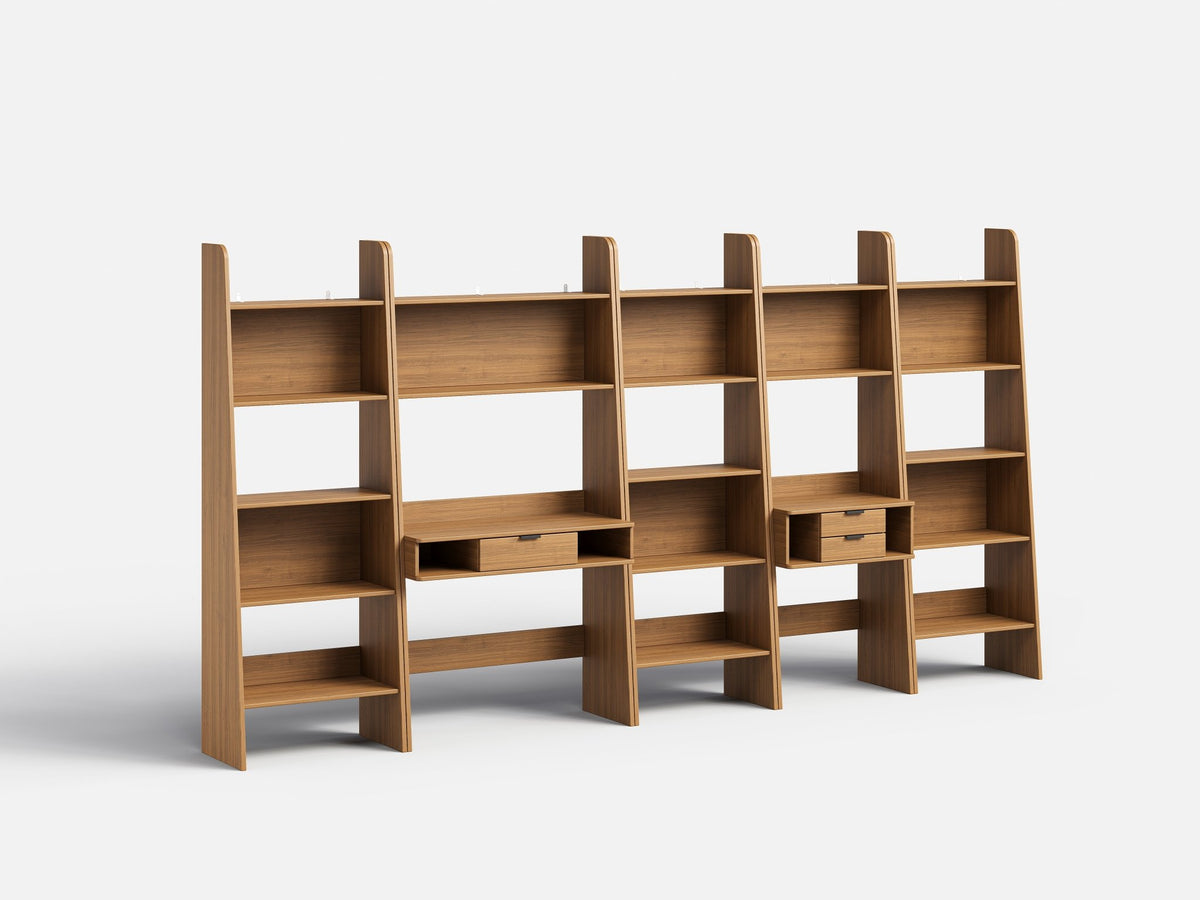 Polia Office Desk with Shelf - Proferlo Furniture AustraliaT8042 - M89GWSProferlo Furniture AustraliaDesk