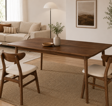 Legnano Solid Wood Extendable Dining Table