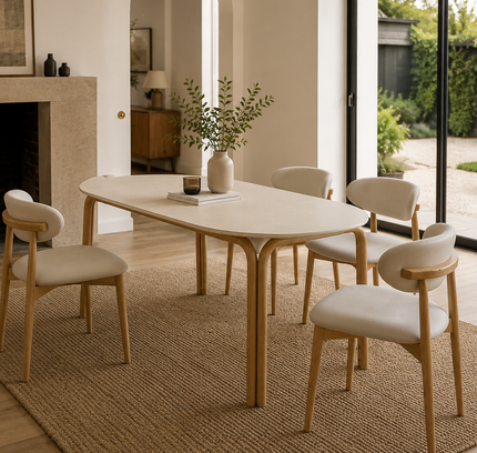 Cento Solid Wood Dining Chairs - Set of 2