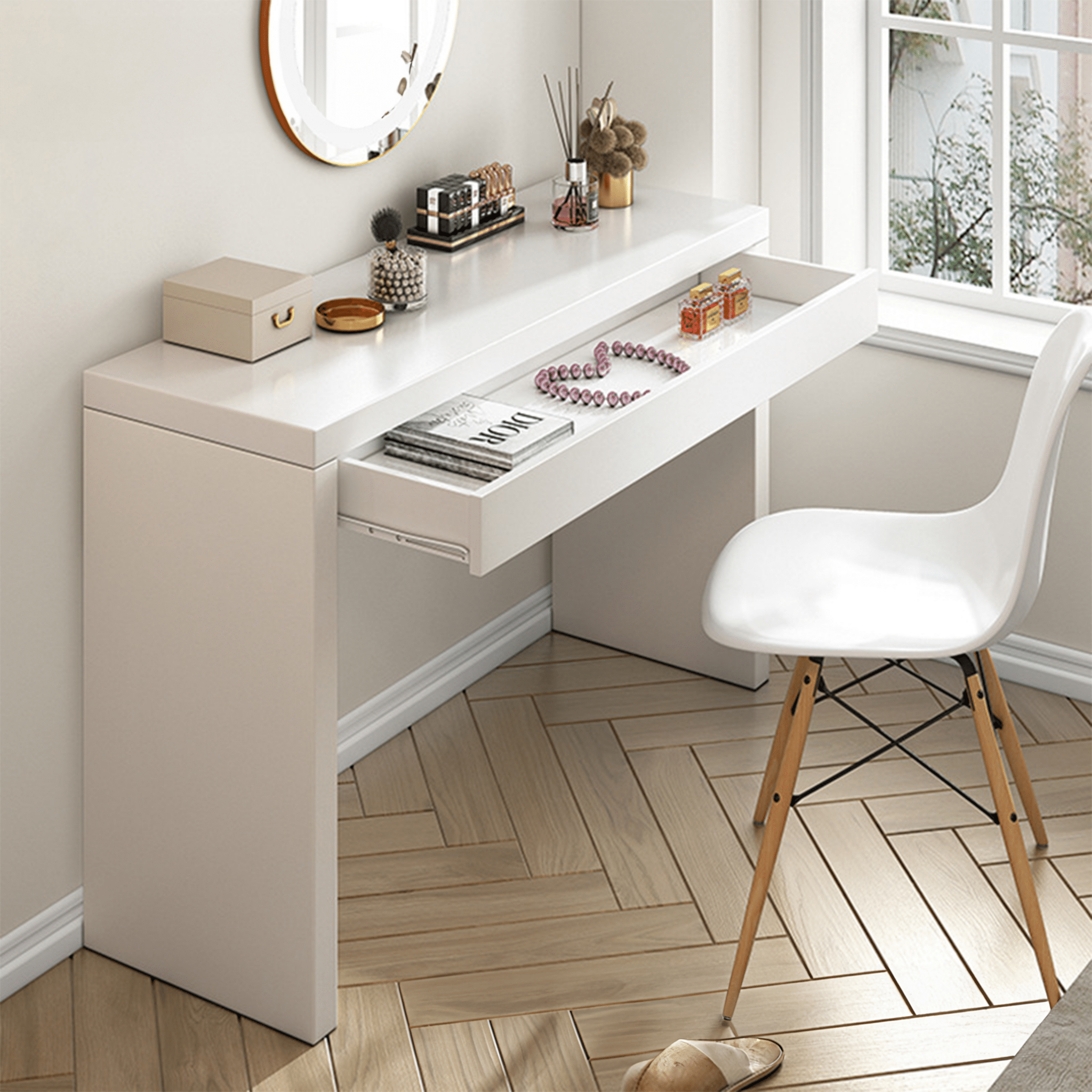 Viviere Dressing Table - Proferlo Furniture AustraliaT8110 - 1204 - M11PWHProferlo Furniture AustraliaDresser