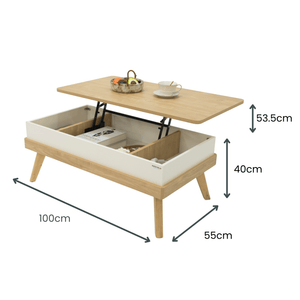 Apulia Lift Top Coffee Table - Proferlo Furniture AustraliaE6111 - 1055 - M88NFW/M11PWH - 0101Proferlo Furniture AustraliaCoffee Table