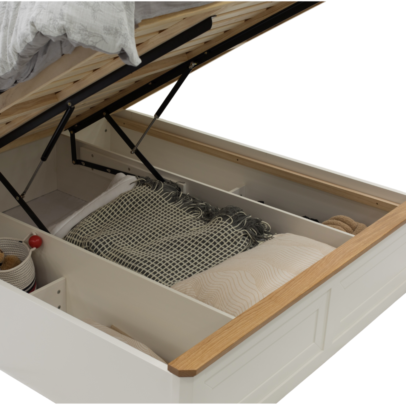 Stoven Gas-Lift Storage Bed Frame