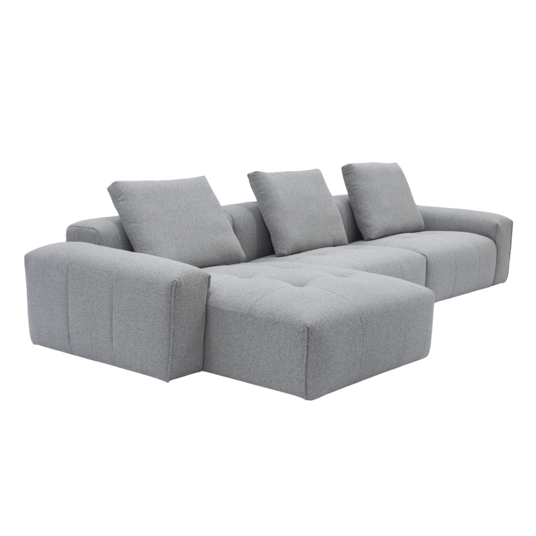 Bosa Lux Sofa with Adjustable Chaise - Proferlo Furniture AustraliaS9018 - 8108 - 18 - GRW - 3Proferlo Furniture AustraliaSofa