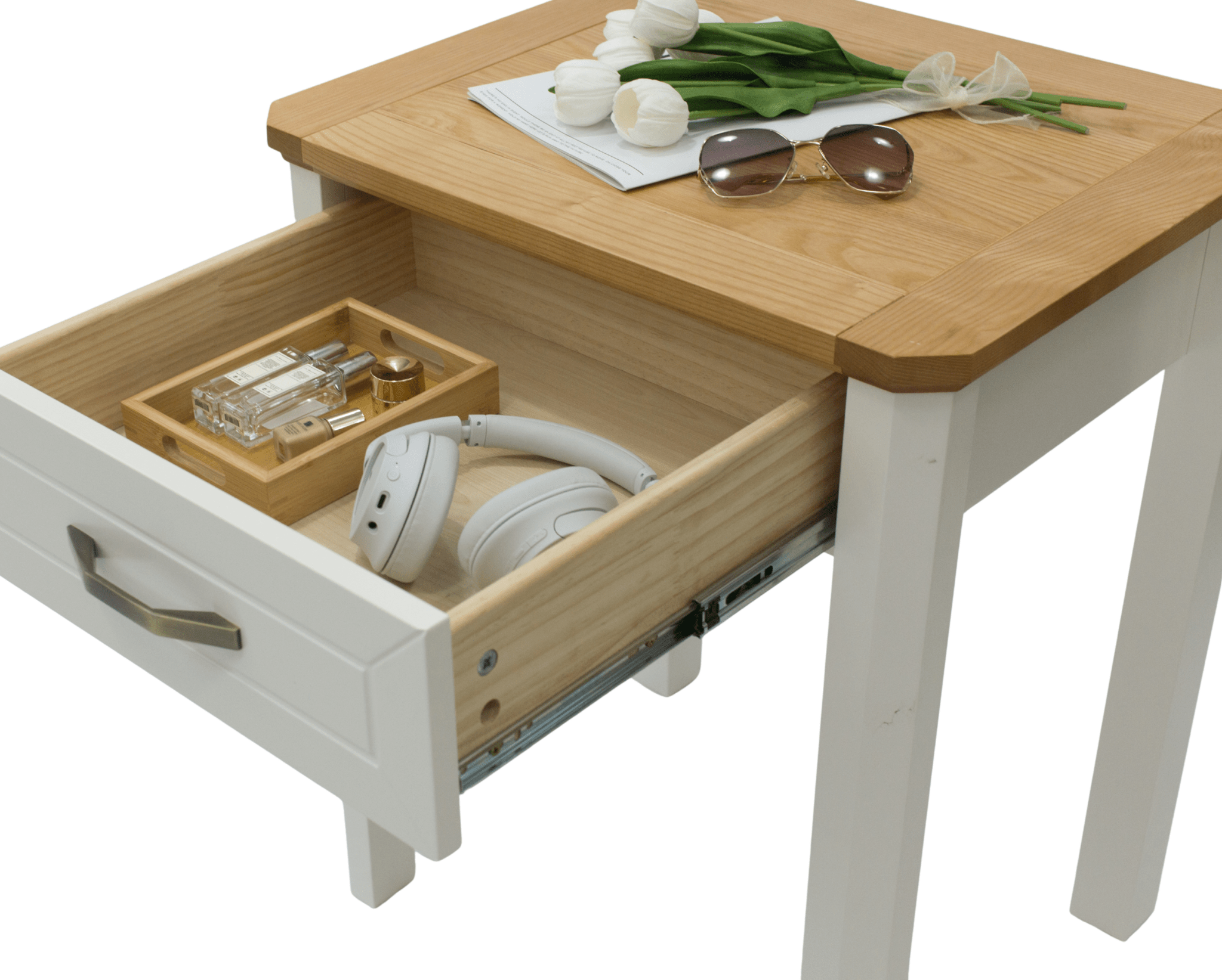 Stoven 1 Drawer Dressing Table - Proferlo Furniture AustraliaT8039 - 06 - V33/S24Proferlo Furniture AustraliaDresser