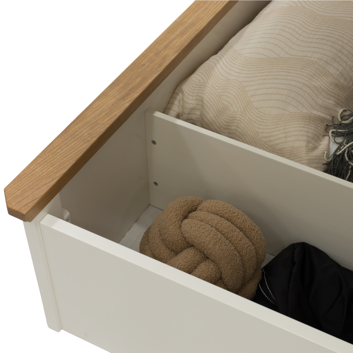 Stoven Gas-Lift Storage Bed Frame