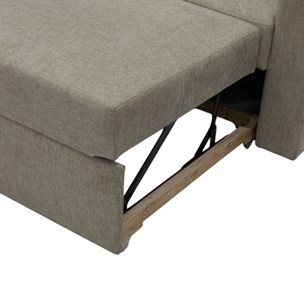 Nola 3 Seater Sofa Bed w/ Storage Chaise