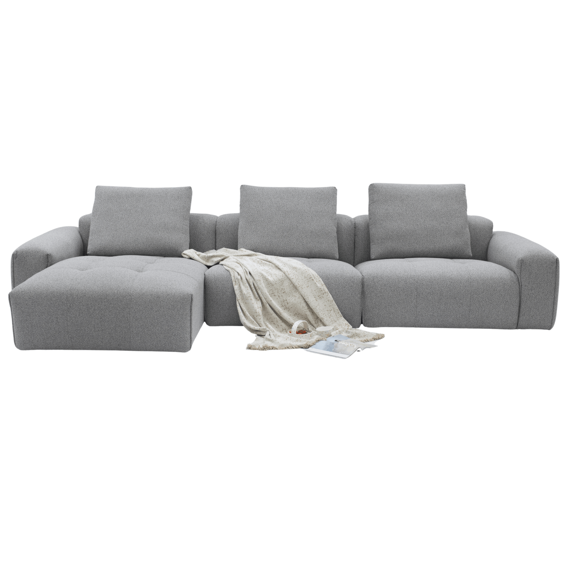 Bosa Lux Sofa with Adjustable Chaise - Proferlo Furniture AustraliaS9018 - 8108 - 18 - GRW - 3Proferlo Furniture AustraliaSofa