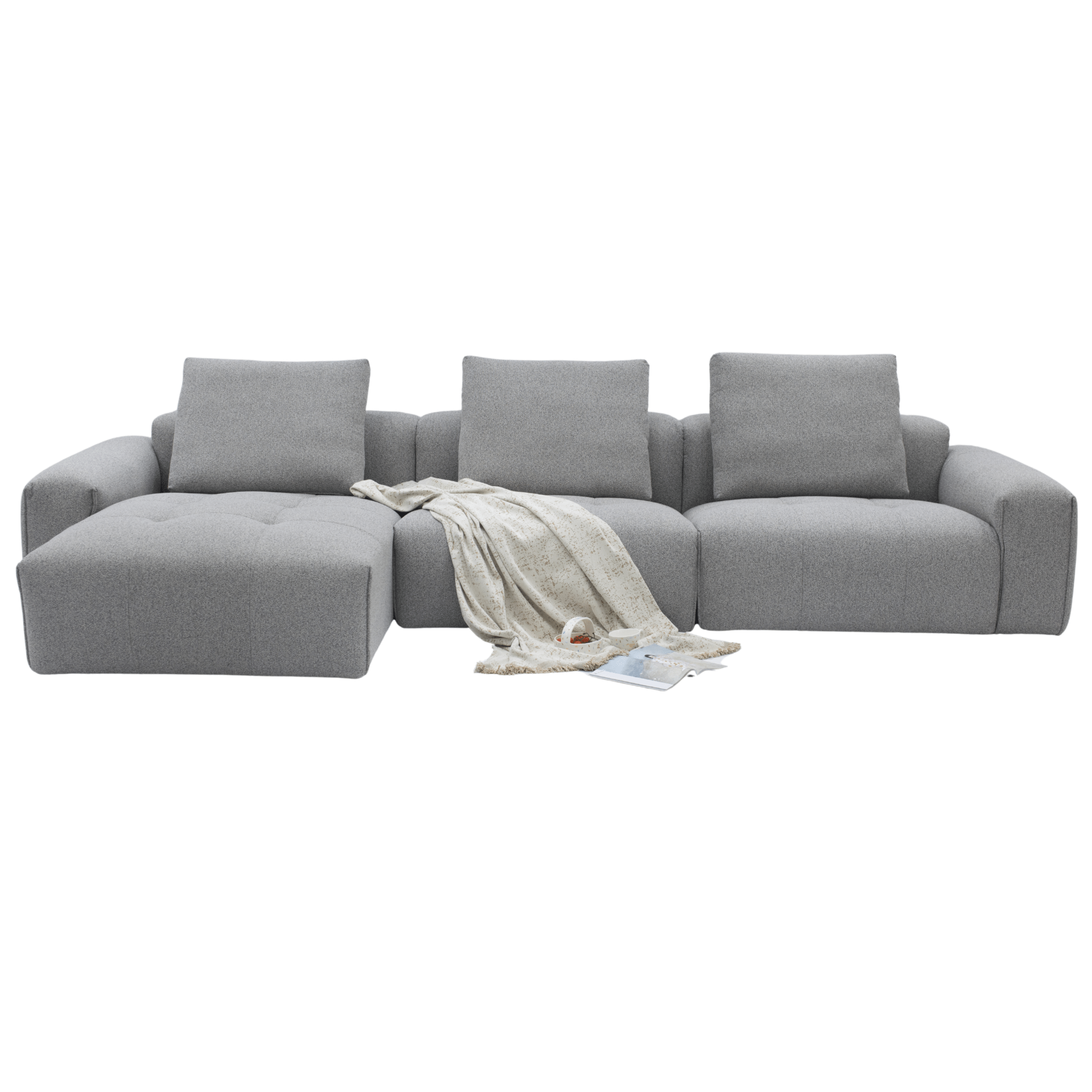 Bosa Lux Sofa with Adjustable Chaise - Proferlo Furniture AustraliaS9018 - 8108 - 18 - GRW - 3Proferlo Furniture AustraliaSofa