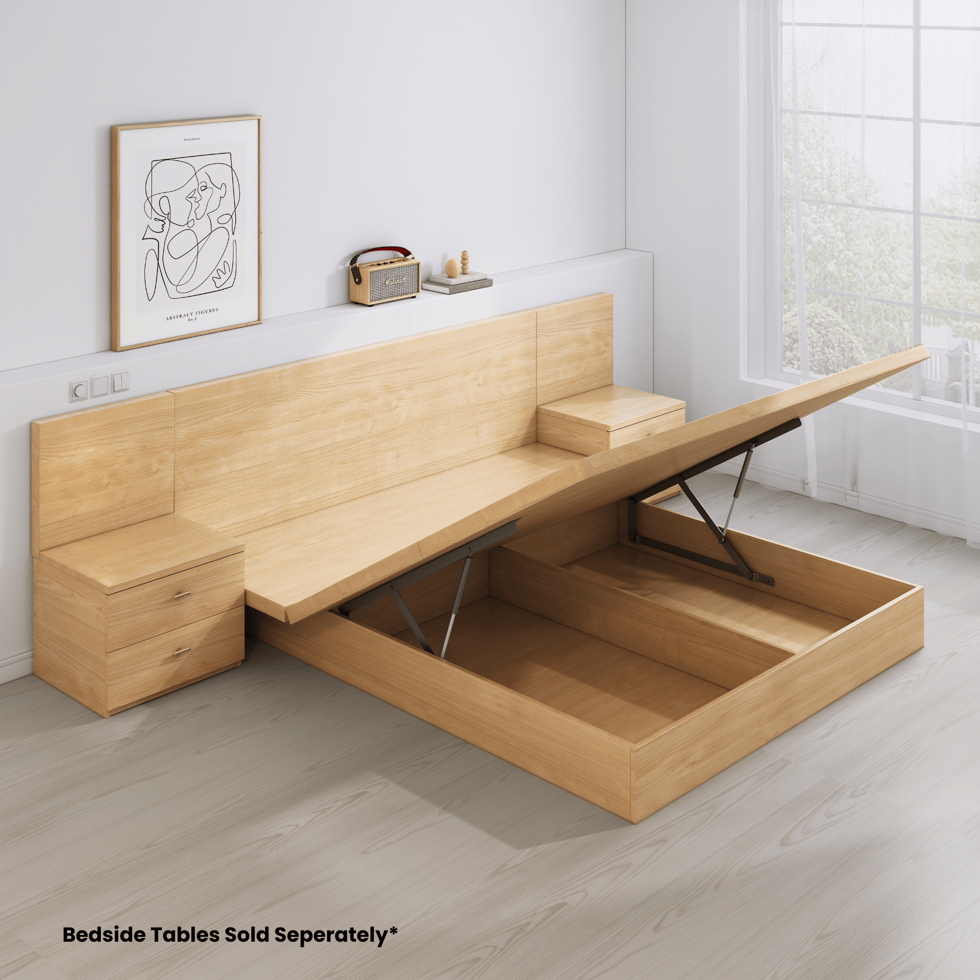 Ovada Storage Bed Base - Proferlo Furniture AustraliaB1088 - 153 - M88NFW - 0103,B1088 - 153 - M88NFW - 0203,B1088 - 153 - M88NFW - 0303Proferlo Furniture AustraliaBedframe