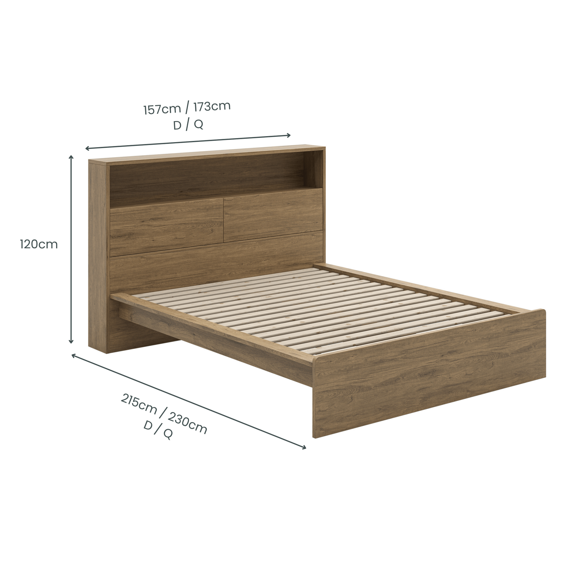 Platsa Storage Bed Frame - Proferlo Furniture AustraliaB1034-137-M05SOA-3Proferlo Furniture AustraliaBedframe
