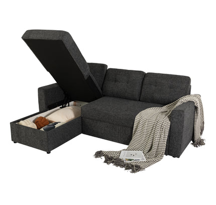 Nola 3 Seater Sofa Bed w/ Storage Chaise
