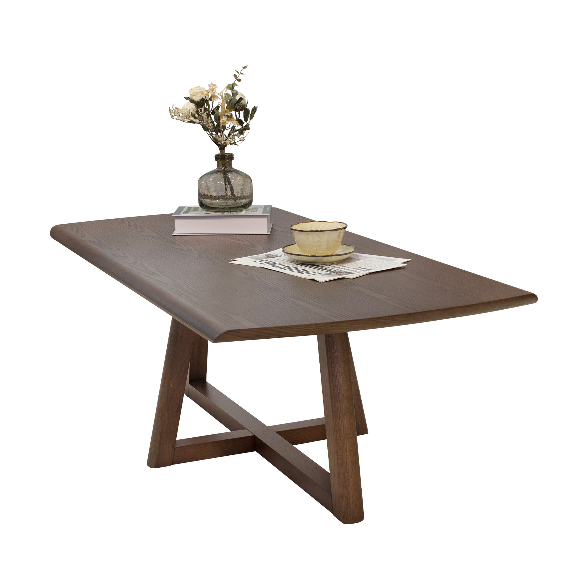 Arezzo Blade Solid Wood Coffee Table, gallery view 4
