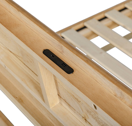 Arezzo Solid Wood Bed Frame - Wood