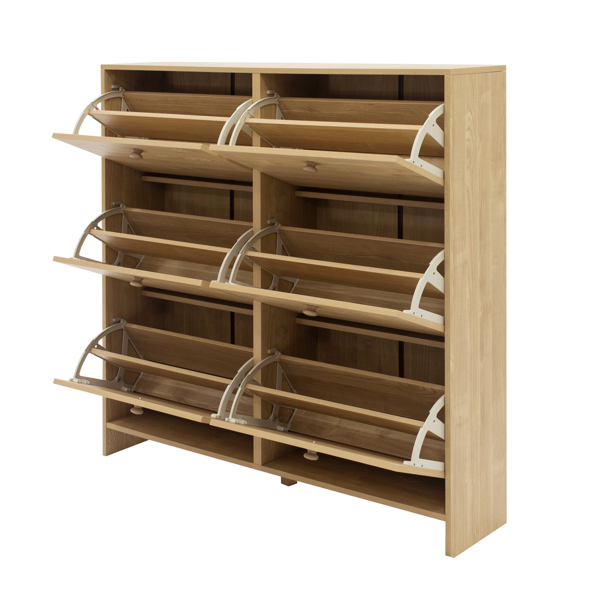 Sisco 6 drawer Shoe Cabinet – engineered wood, gallery view 2