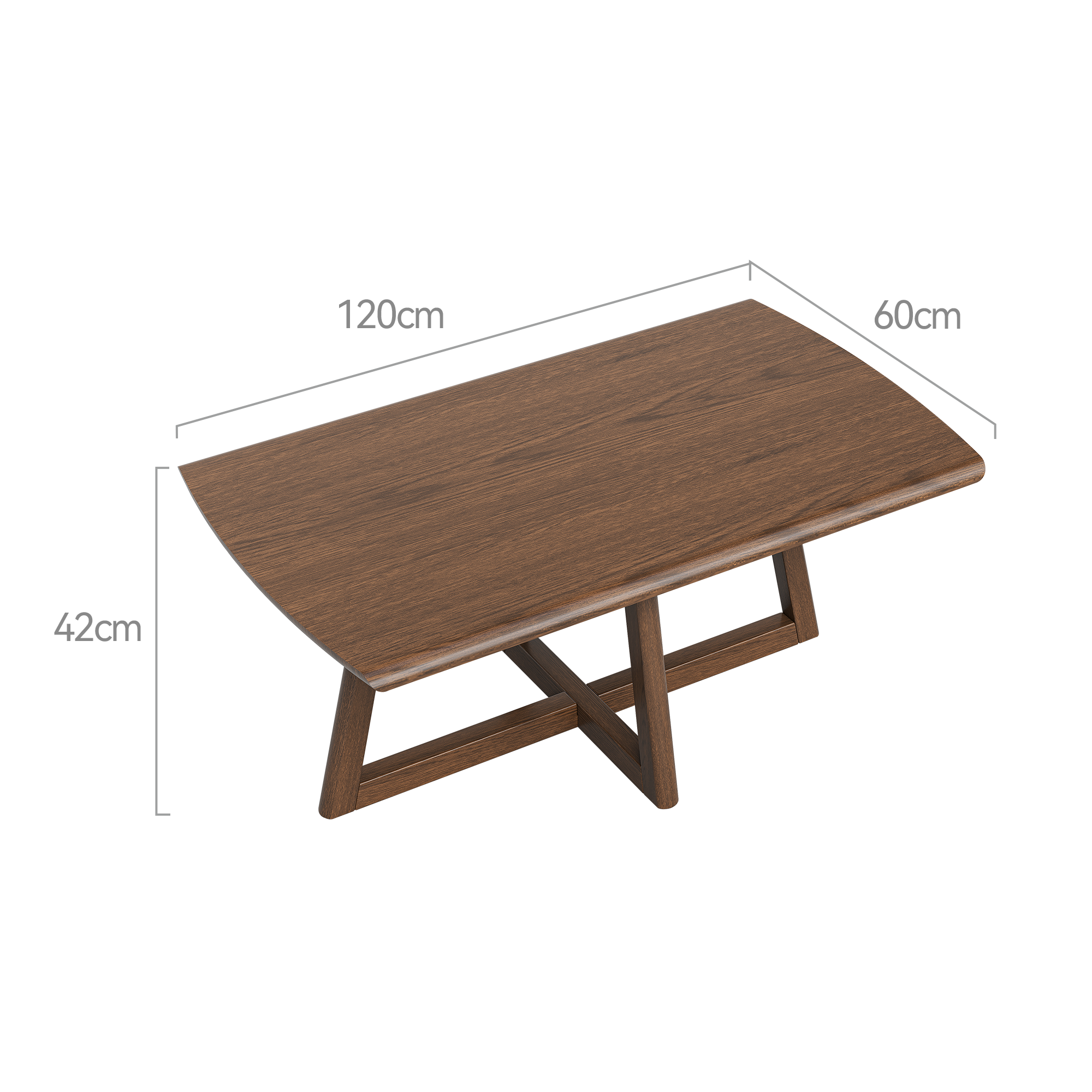 Arezzo Blade Solid Wood Coffee Table, gallery view 9