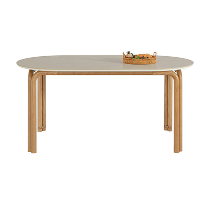 Cento Solid Wood Ceramic Dining Table - 1.8M