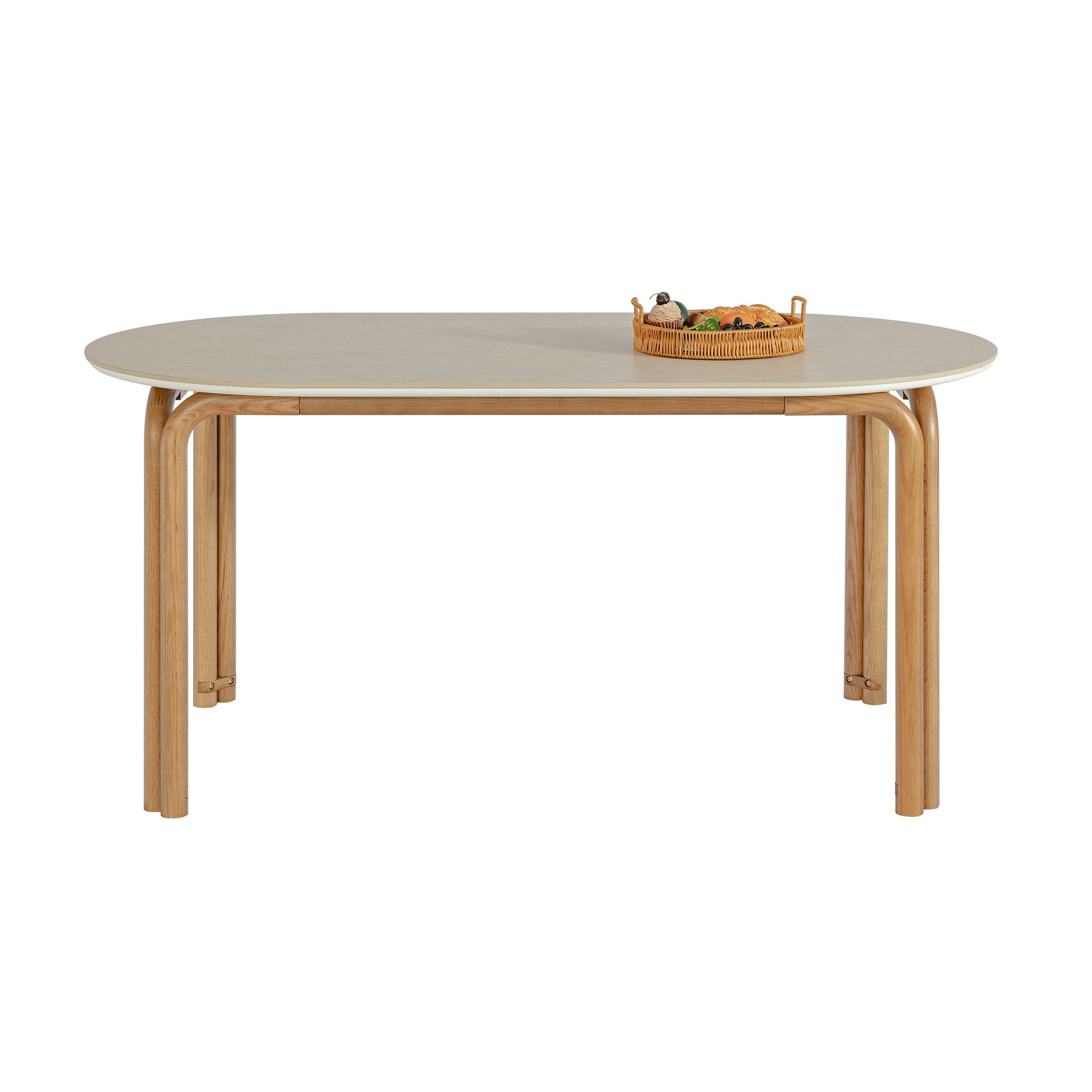 Cento Solid Wood Ceramic Dining Table - 1.8M