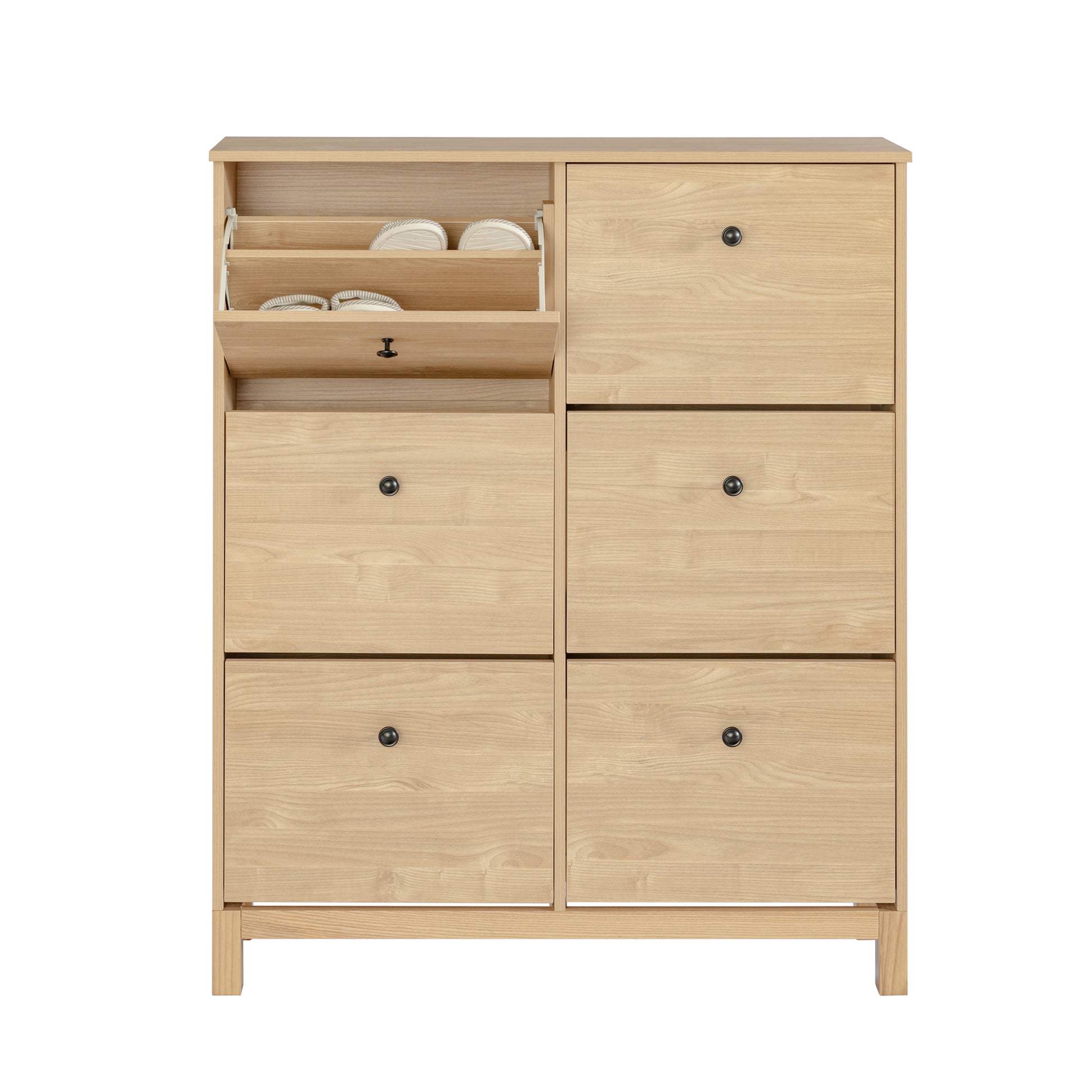 Modica 6 Drawer Shoe Cabinet – engineered wood, gallery view 7