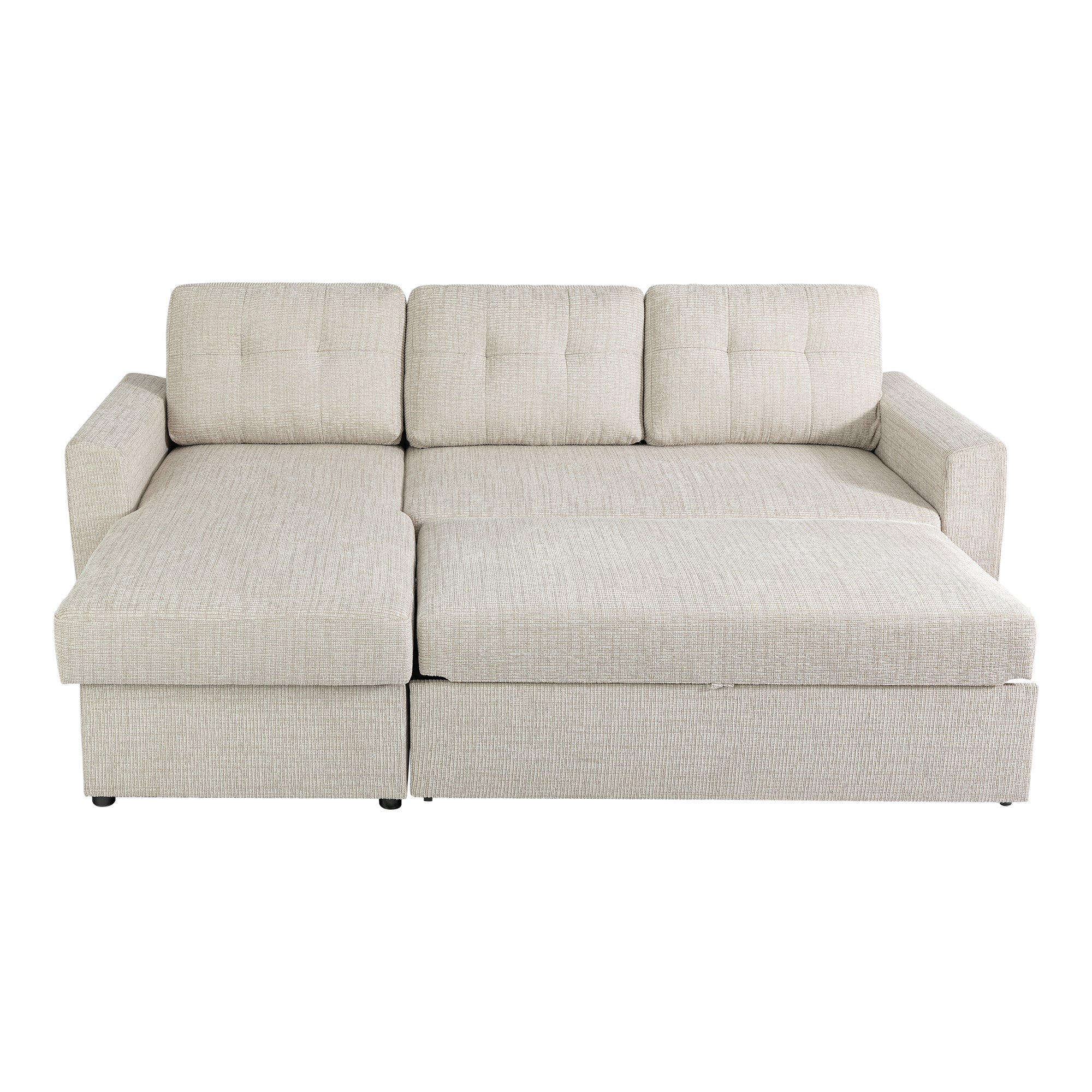 Nola 3 Seater Sofa Bed w/ Storage Chaise