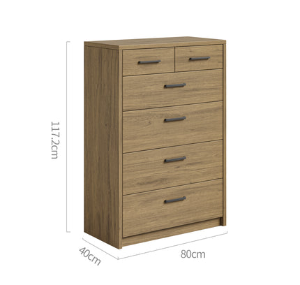 Platsa 6 Drawer Tallboy