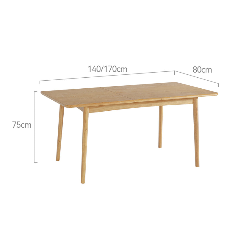 Legnano Solid Wood Extendable Dining Table