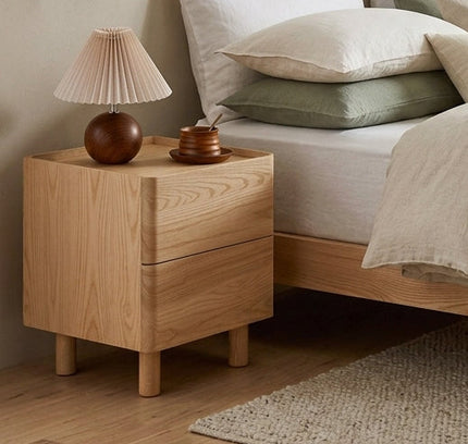 Arezzo Classic Bedside Table - Wood