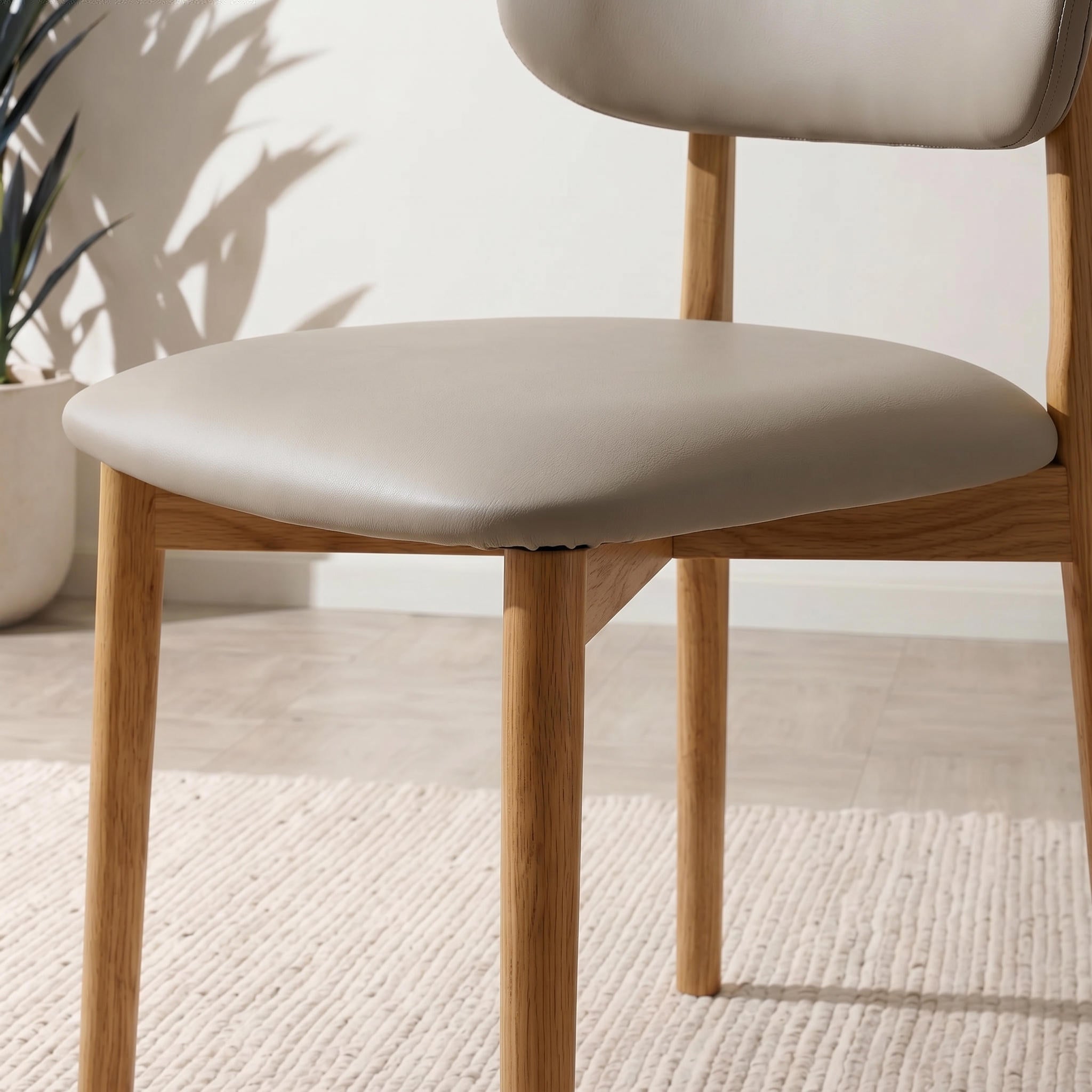 Cento Solid Wood Dining Chairs - Set of 2